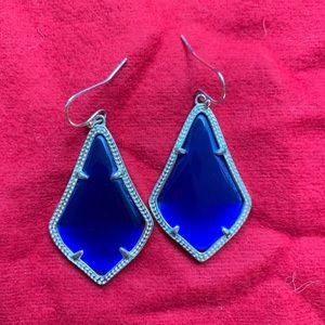 Kendra Scott cobalt blue earrings